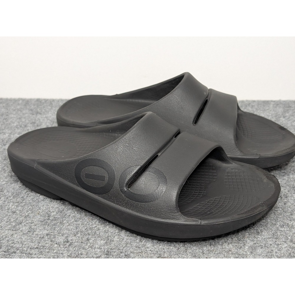 OOFOS OOahh‎ Sport Unisex Black-Black US Men's 7 Women's 9 - EUR 40